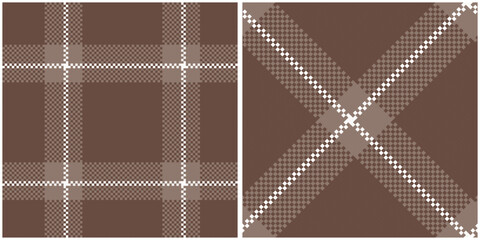 Naklejka premium Plaid Pattern Seamless. Checkerboard Pattern Template for Design Ornament. Seamless Fabric Texture.