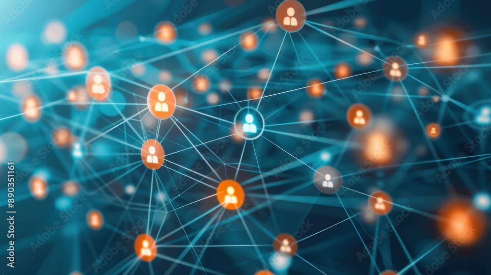 Poster peer-to-peer networks supporting decentralized applications, interconnected and resilient.