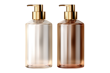 The Synchronized Elegance of Soap Dispensers on White or PNG Transparent Background.