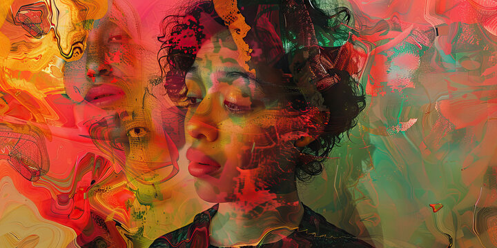 Creative Catalysts: A gathering of artists, each showcasing their works of art, ranging from paintings and sculptures to photography and spoken word poetry