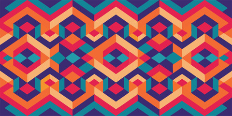 seamless pattern with shapes