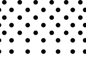 Black and White Polka Dot Pattern
