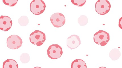 Pink Polka Dots Pattern