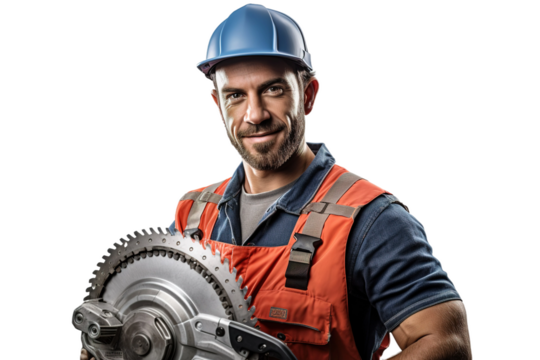 The Craftsmans Symphony on White or PNG Transparent Background.