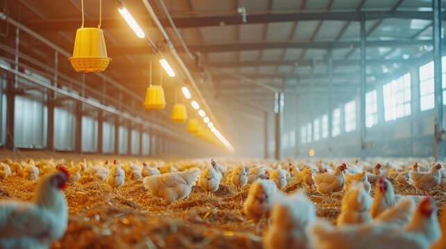 The large poultry barn
