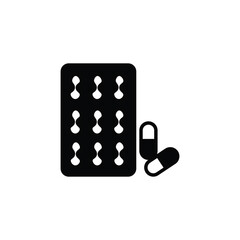 medicine pill vector type icon