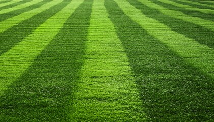 完璧なグリーン：手入れの行き届いた美しい芝生