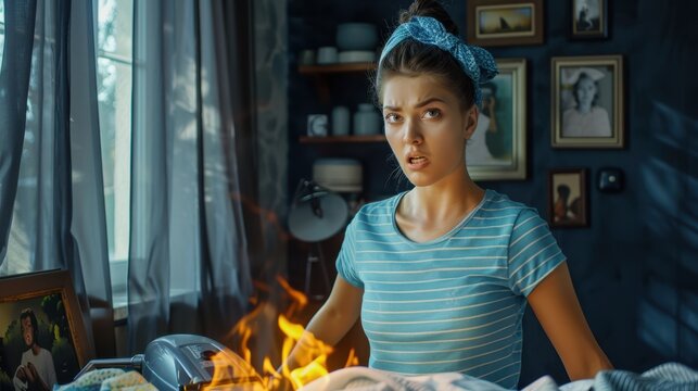 The Woman and the Fire