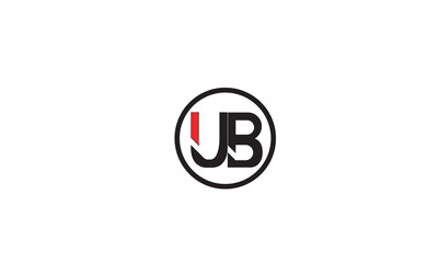 UB, BU , B , U, Abstract Letters Logo Monogram	