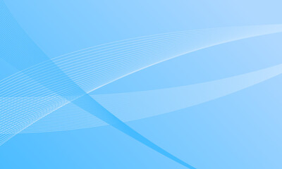 blue light smooth lines wave curves with soft gradient abstract