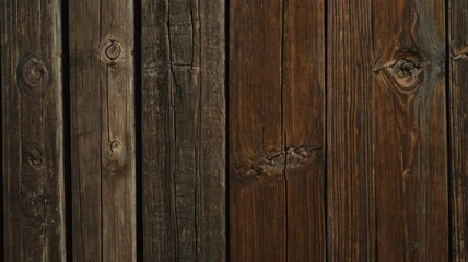 Naklejka premium Rustic wood texture with rich brown tones and natural grain patterns. Ideal for backgrounds, design projects, and adding a vintage touch to any decor.