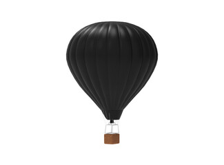 Hot air balloon isolated