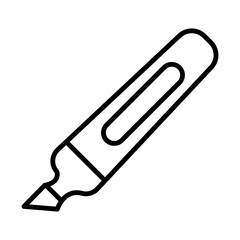 Marker line icon