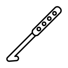 Obraz premium Crochet Hook line icon