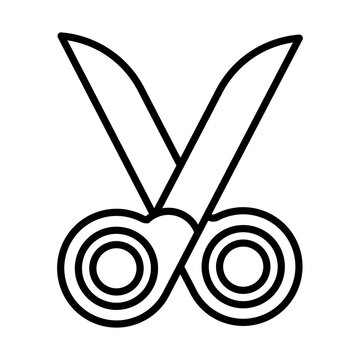 recommend clip art: Craft Scissors line icon