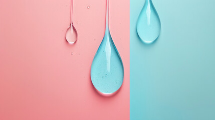 A crystal clear water droplet clings to a vibrant green leaf