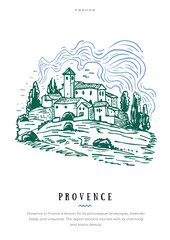 A poster in a vector illustration of a retro-style attraction hand-drawn8.eps
