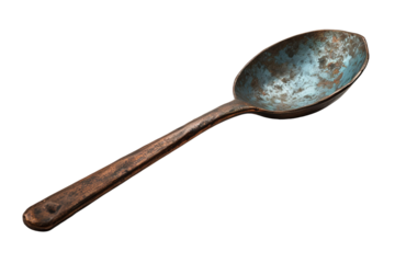 Whispers of Elegance: A Metal Spoons Dance on White or PNG Transparent Background.