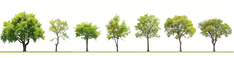 The Eastern Cottonwood Trees Hyperrealistic Highly Detailed Png File Is Isolated On A Transparent Background