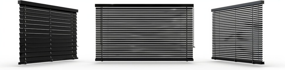 Fototapeta premium Hyperrealistic Highly Detailed Window Blinds Shadow Design Element On Transparent Background