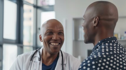 Obraz premium The doctor and patient interaction