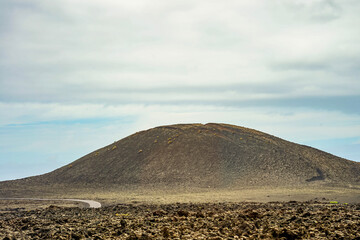Vulkanlandschaft im Timanfaya-Nationalpark auf Lanzarote