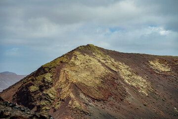 Vulkanlandschaft im Timanfaya-Nationalpark auf Lanzarote