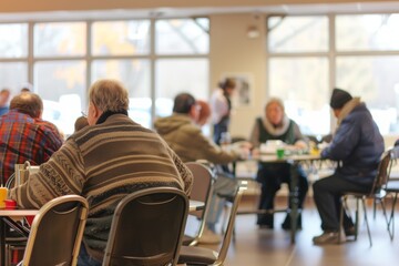 Community Gathering for Blind Individuals: Activities, Resources, and Supportive Atmosphere