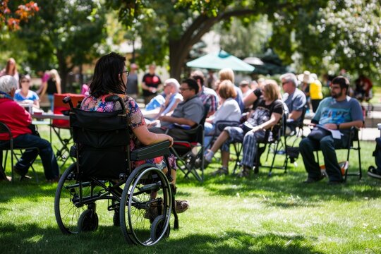 Inclusive Community Gathering for Individuals and Families in a Supportive Outdoor Atmosphere