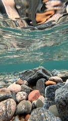 stones in water