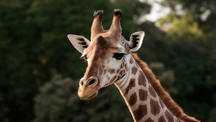 Fototapeta premium Giraffe Close-Up