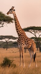 Giraffe walking