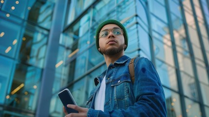The Man in Green Beanie