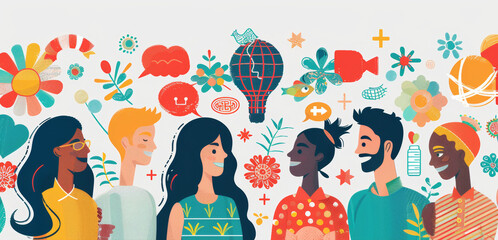 Language Exchange Infographic Highlighting Benefits for Cultural Understanding and Personal Growth