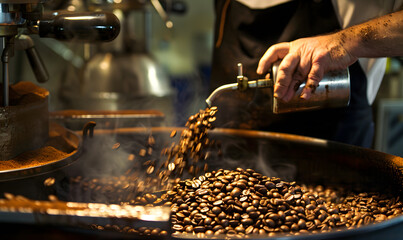 Pictures of coffee and coffee beans, coffee plants