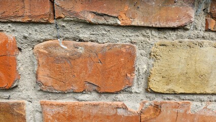 red brick wall
