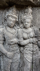 Ramayana relief at Prambanan temple