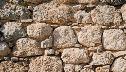 Fototapeta premium Stone texture on the beach during sunny day