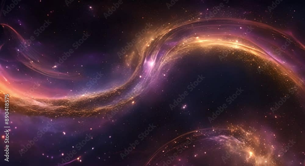 Wall mural design a background that evokes the vastness and mystery of space. use swirling patterns and gradien