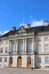 Fototapeta premium Amalienborg Royal Palace, Palace Square, Copenhagen, Denmark