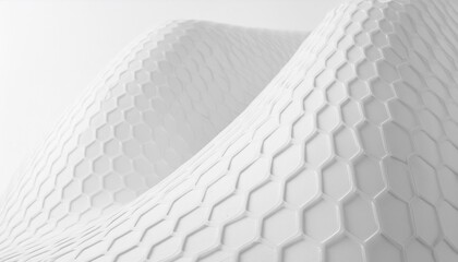 bright white abstract honeycomb background