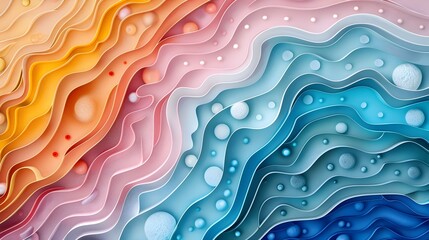 Detailed Cross-Section of Healthy Hair Strands with Vibrant Layers and Anatomical