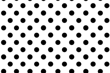 Black and White Polka Dot Pattern