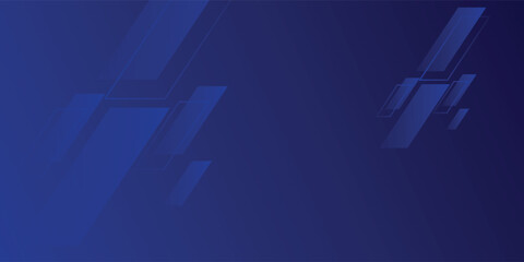 dark blue background with abstract square shape, dynamic and sport banner concept.