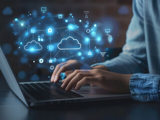 Obraz premium Seamless Cloud Integration for Modern Business