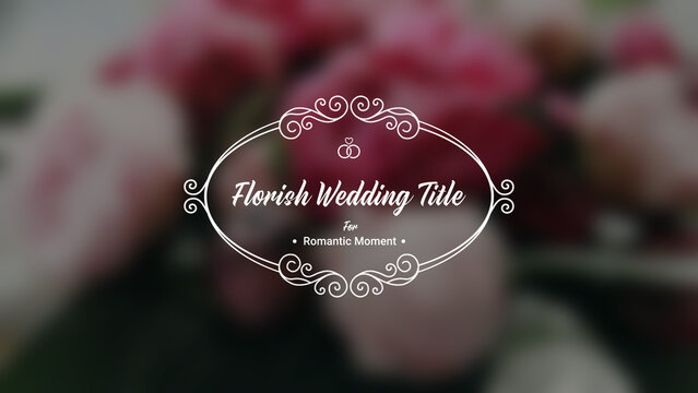 Florish Wedding Titles