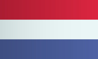 Netherlands national flag. Holland, Amsterdam. Vector illustration