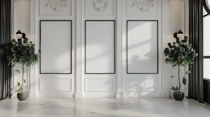 Elegance in Simplicity Minimalist Studio background