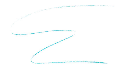 Light blue pencil strokes in simple style, isolated on transparent background.