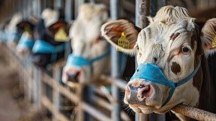 Masked Cows in Quarantine